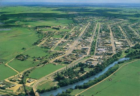 Aerial view of Bairnsdale