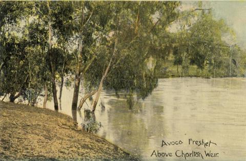 Avoca Freshet, Above Charlton Weir