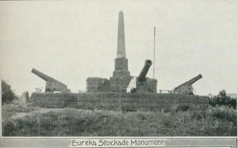 Eureka Stockade Monument, Ballarat, 1918