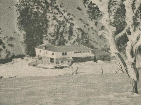 The Drift Chalet and Ski School, Mount Hotham, 1950