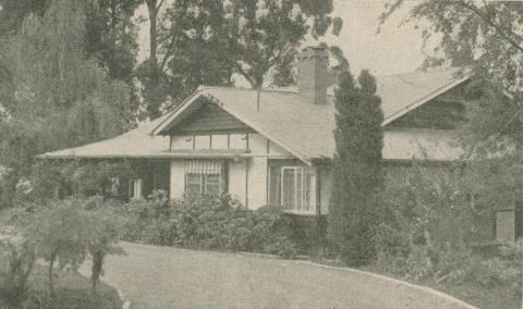 Bray Lodge Guest House, Olinda, 1947-48