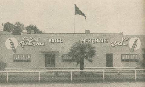 Hotel McKenzie Golf House, Woodend, 1947-48