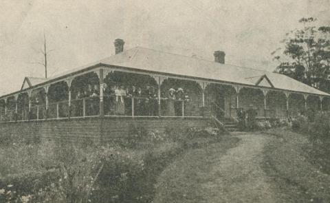 Dewrang Boarding House, Sassafras, 1918-20