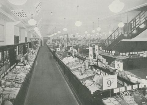 New Bourke Street Coles Store, Melbourne, 1934