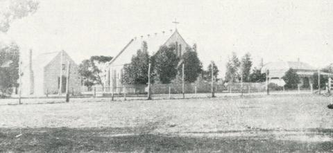 School, Church and Teacher's Residence, Pella, 1924