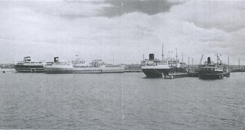 Shipping activities in the Port of Geelong, 1965