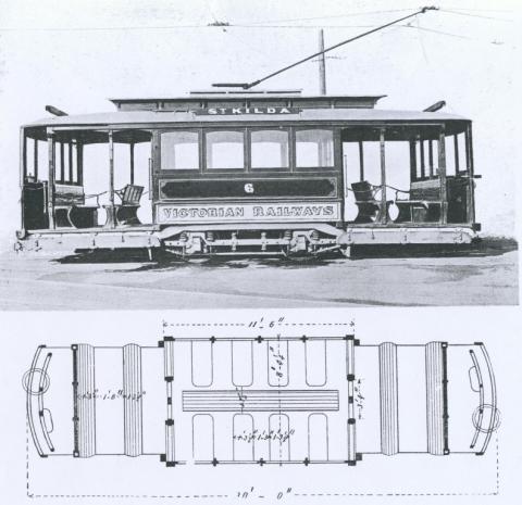 Electric Street Car, Newport, 1911