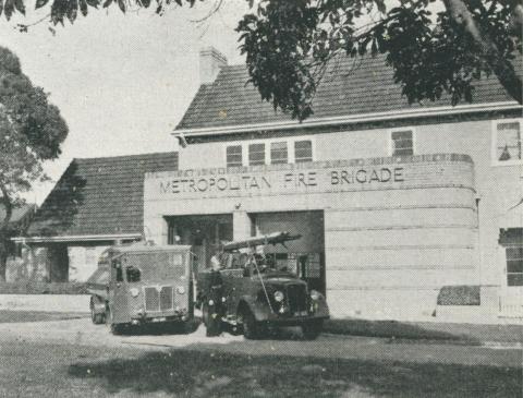 Metropolitan Fire Brigade, Box Hill, 1956