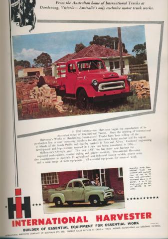 International Harvester, Dandenong, 1957