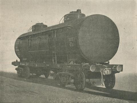 Rail Car Tank manufactured at Williamstown Works, 1957