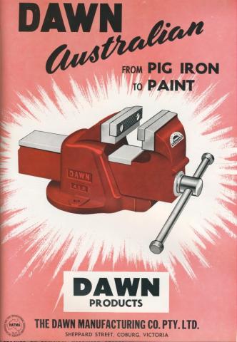The Dawn Manufacturing Co, Coburg, 1957