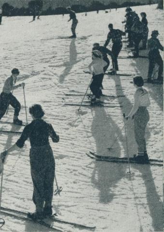 Skiing, Mount Buffalo National Park, 1951