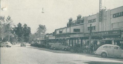 Main Street, Wangaratta, 1951