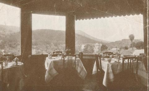 Dining Room, Warburton Hydro and Hospital