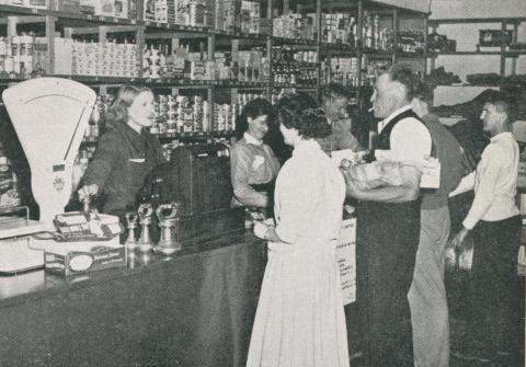 Employees Co-operative Store at Upper Yarra Dam Works, 1956