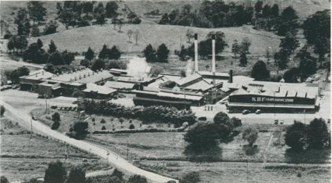 Korumburra butter factory, 1955