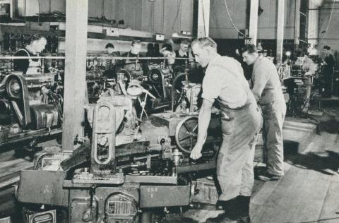 Engineering workshops, Maryborough, 1955