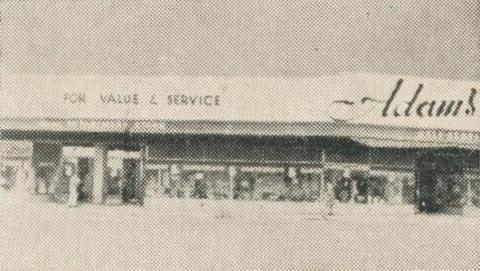 Adam's Department Store, Cobram, 1963