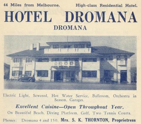 Hotel Dromana, 1949