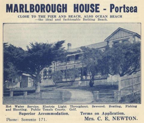 Marlborough House, Portsea, 1949