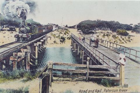 Road and Rail, Patterson River, Carrum, 1910