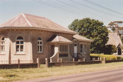 Presbyterian Sunday School hall (1912) and church (1883), Noorat, 2009