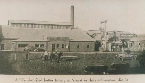 Electrified butter factory at Noorat, 1937