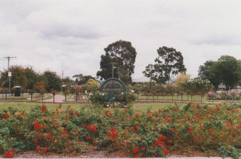 Morwell centenary rose garden, 2010