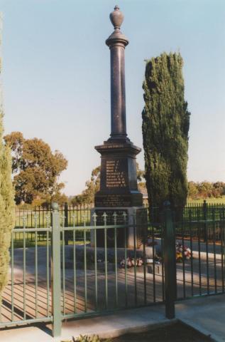War memorial, Wandin North, 2010