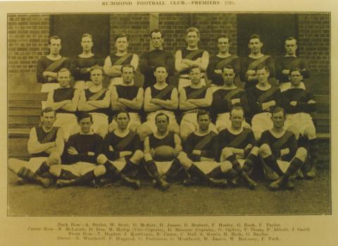 Richmond Football Club - Premiers 1920