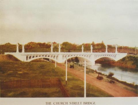 Church Street bridge, Prahran, 1923
