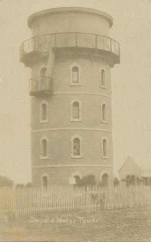 Donald water tower, 1909