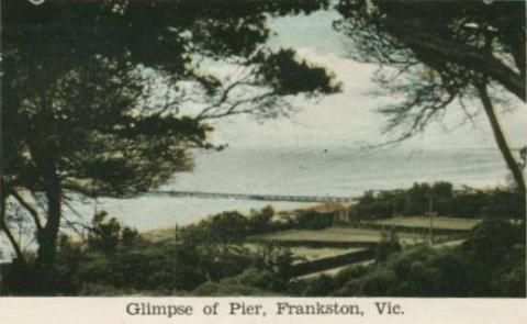 Glimpse of pier, Frankston