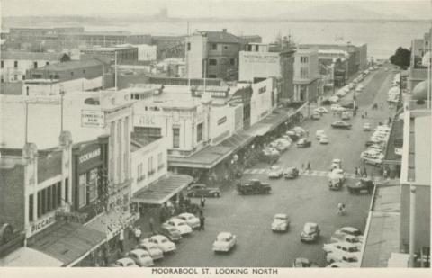 Moorabool Street, looking north, Geelong
