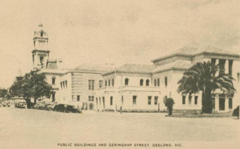 Public Buildings and Geringhap Street, Geelong