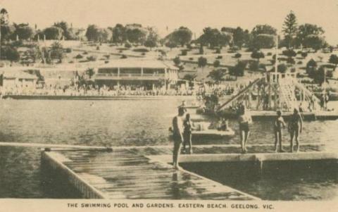 The Swimming Pool and Gardens, Eastern Beach, Geelong