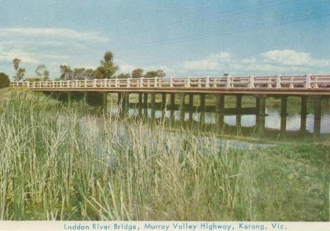 Loddon River Bridge, Murray Valley Highway, Kerang, 1965