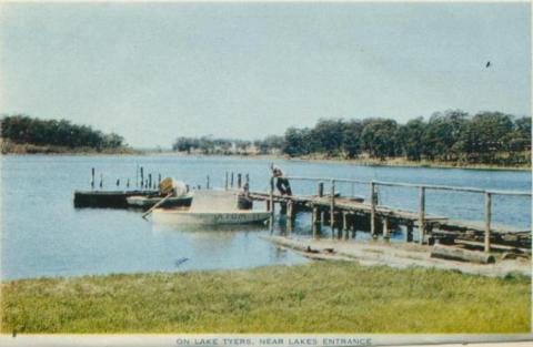 On Lake Tyers Near Lakes Entrance, 1955