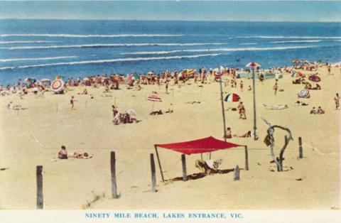 Ninety Mile Beach, Lakes Entrance, 1965