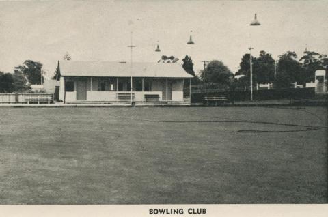 Bowling Club, Maldon, 1959