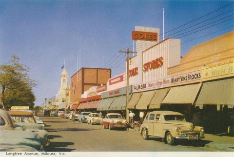Langtree Avenue, Mildura, 1964