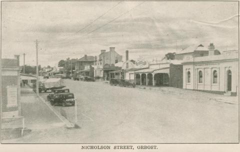 Nicholson Street, Orbost, 1947