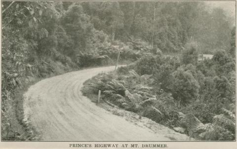 Prince's Highway at Mt Drummer, 1947