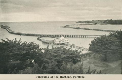 Panorama of the Harbour, Portland, 1948