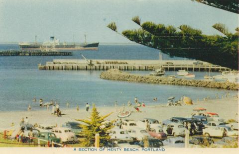 A section of Henty Beach, Portland