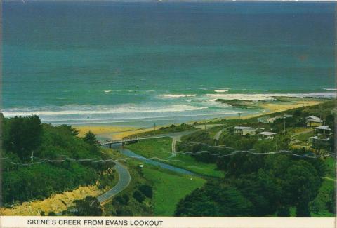 Skenes Creek from Evans lookout, Apollo Bay