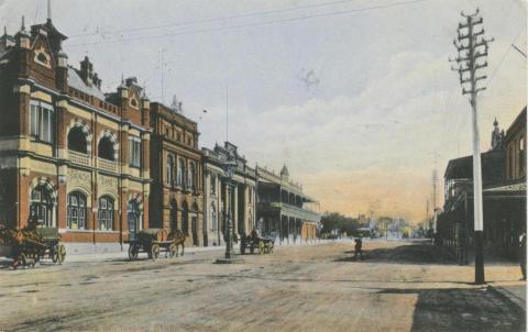 Moorabool Street, Looking South, Geelong, 1908