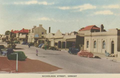 Nicholson Street, Orbost, 1948