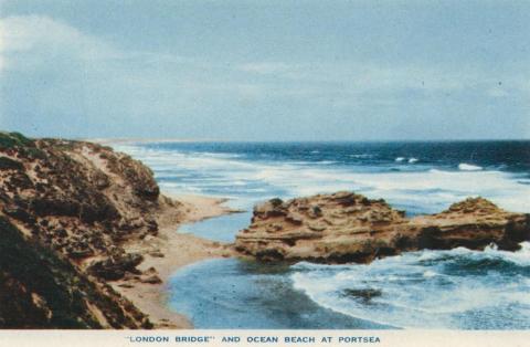 London Bridge and Ocean Beach at Portsea