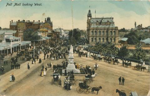 Pall Mall looking West, Bendigo, 1913
